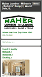 Mobile Screenshot of maherlumberco.com